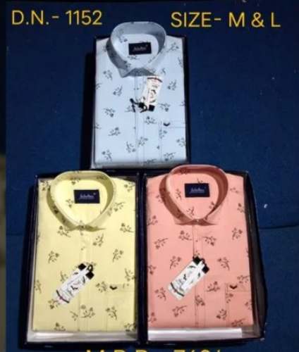 Mens Printed Shirt  by R K traders