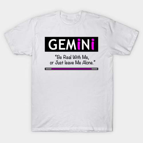 gemini print fancy t shirt