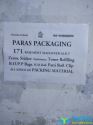 PARAS PACKAGING