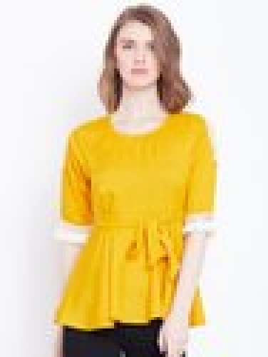 Women Fancy Off Shoulder Rayon Top