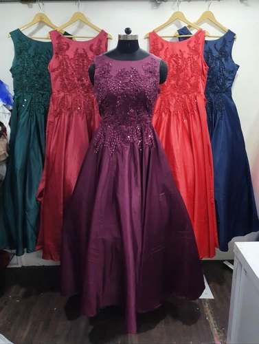 Designer Embroidered Gown  by S G Collection