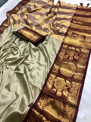 Buy Ank Enterprise Cotton Silk Saree At Wholesale by Ank Enterprise