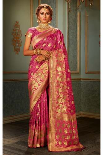 Buy Banarasi Weaving Saree By Ank by Ank Enterprise