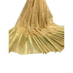 golden border silk saree