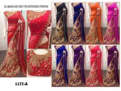 Indian Designer Embroidery Saree by Jhalak Fashion