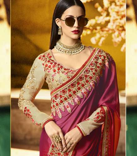 sakshi saree vol 1 by Kanha Fashion