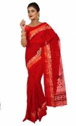 Exclusive Red Color Tant Saree