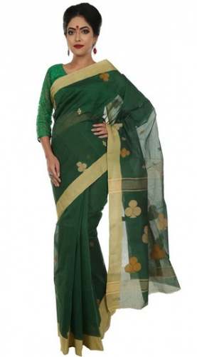 Fancy Green Tant Saree