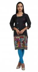Nakashi Art Kantha silk Kurti 