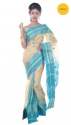 stylsih-cream-and-sky-blue-tussar-saree