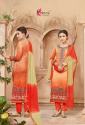 Alia 26 Kesari dress material