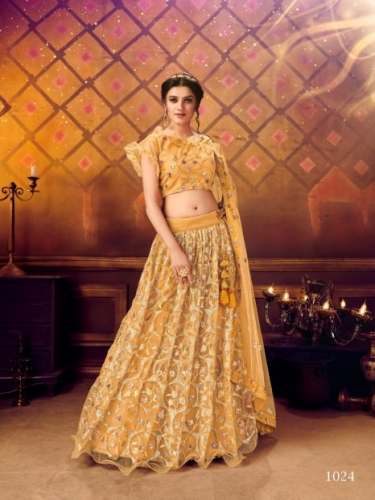 Designer Yellow Festival wear Lehenga Choli