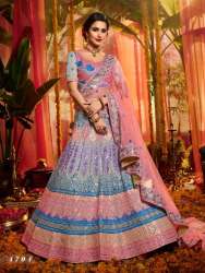 Exclusive Grey Bridal Lehenga Choli