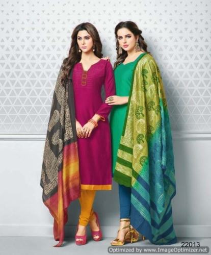 Kapil Silky Slub dress material
