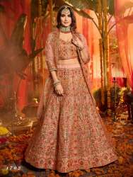Pure Organza Exclusive Bridal Wear Lehenga