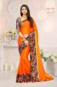 Georgette Designers Printed Sarees thumb 1