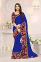 Georgette Designers Printed Sarees thumb 2