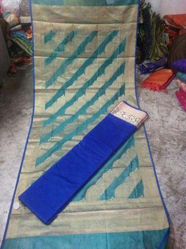 Designer Banarasi Silk Cotton Dress Material  by Rituals