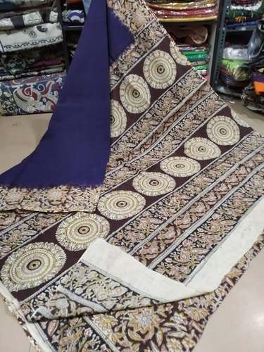 Mulmul Cotton Handmade Kalamkari Saree by Rituals