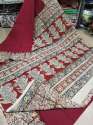 Mulmul Cotton Handmade Kalamkari Saree thumb 2