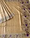 beautiful-ghicha-silk-tussar-cut-work-saree