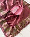 Beautiful Ghicha Silk Tussar Cut Work Saree  thumb 2