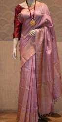 Hot Muga Silk Tussar Saree