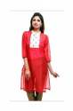 Ladies Red Fancy Kurtis