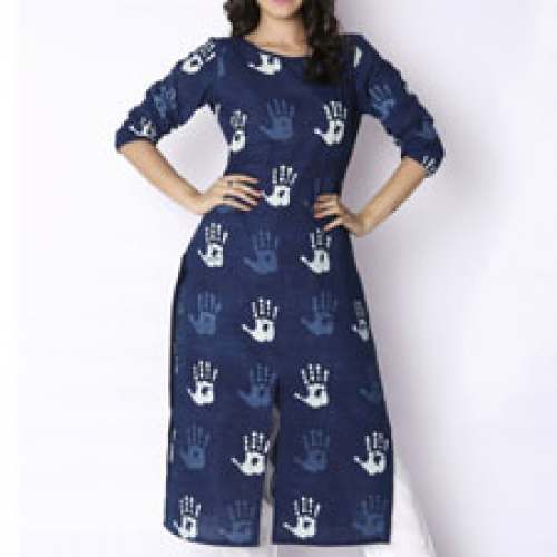 Printed Jaipuri Kurtis  by Aarav Collection