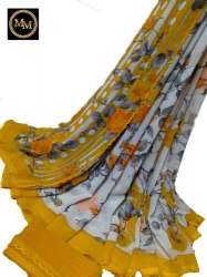 Casual wear Georgette Printed Saree 