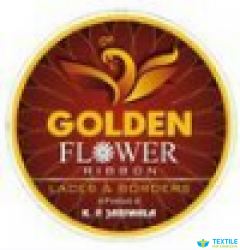 Golden Flower Ribbon logo icon