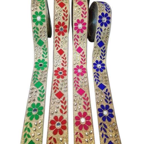 Designer Dupatta Laces by Chandni Zari