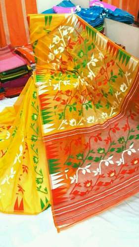 Traditional Dhakai Jamdani Saree by Anjali Merchandise