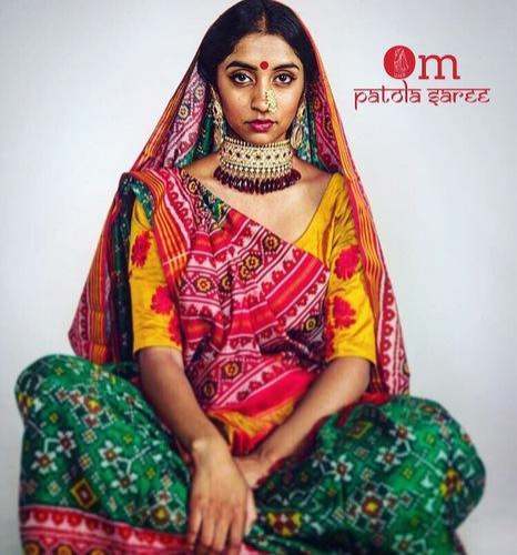 Gujarati Traditional Patan Patola Silk Saree by Om patola saree