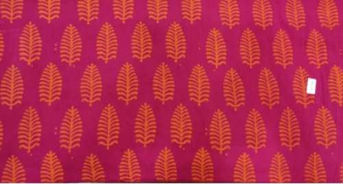 Kutchi Cotton Hand Block Print Fabric by Gamthiwala Fab