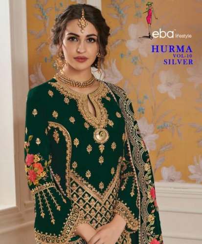 HURMA VOL 10 SILVER by laxmi fashion