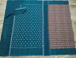 Printed Cotton Ikkat Saree