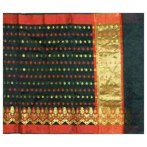 printed silk saree
