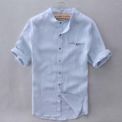 Sky Blue Cotton Shirt