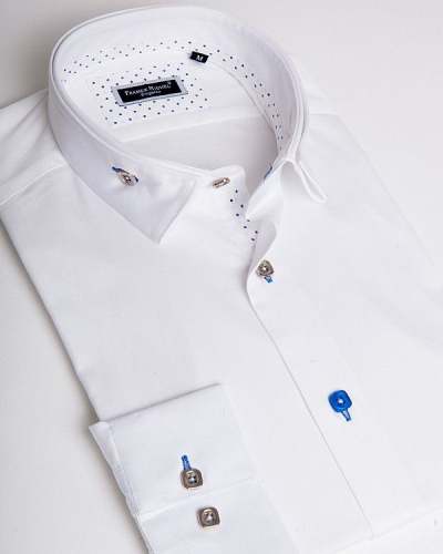 White Cotton Shirt by zsa entrepreneur textile