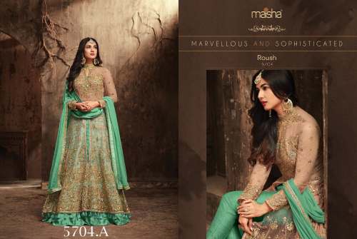 Heavy Party Wear Embroidery Suit Maisha 5704  by Art World Fashion