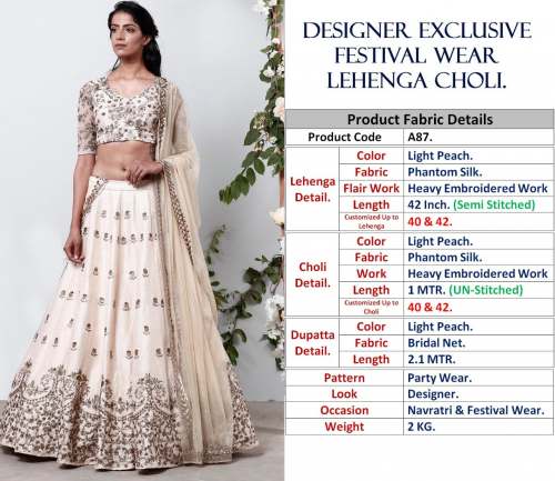Exclusive Designer Lehenga Choli by Bhavyaa fashion