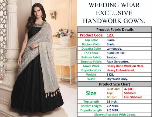Exclusive Hand Work Gown