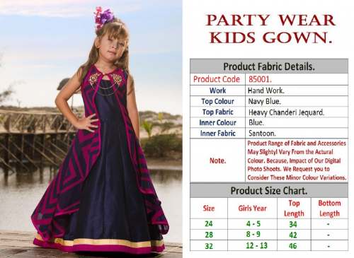 Bhavyaa fashion Kids girls Gown