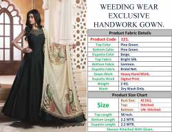 Ladies Hand Work Gown