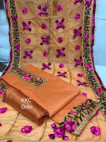 chanderi dress material