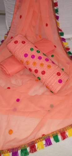 embroidered dress materials