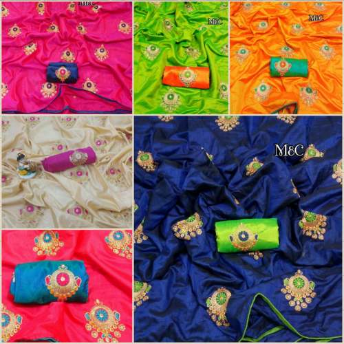 sana silk with piping