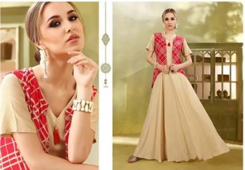 Long Designer Kurti for women  by Reewaz International