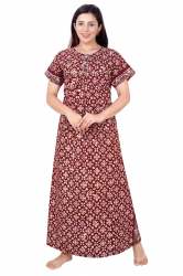 Block print nighty by Bombay Batik
